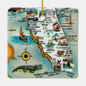 Gestellen uit Florida Keramisch Ornament (Achterkant)