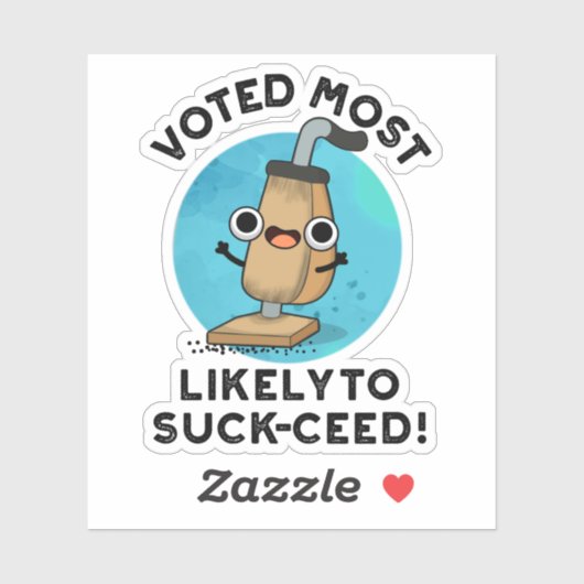 Gestemd met het meest waarschijnlijk om Funny Vacu Sticker (Vel)