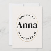 Gestempeld en gecentreerd (Voorkant)