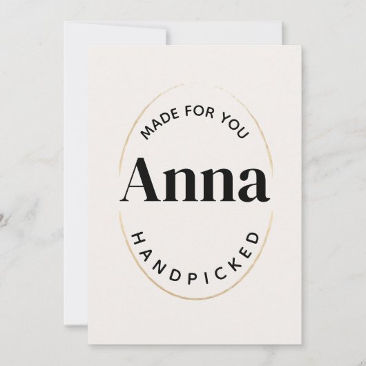 Gestempeld en gecentreerd (Voorkant)