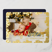 Gestempeld Floral Lijst Foto