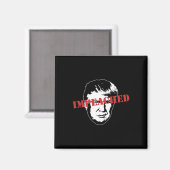 Gestempeld Impeachment op Donald Trump Grappige Im Magneet (Voorkant / Achterkant)
