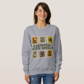 Gestempeld met spreuken Halloween Stamp Shirt (Voorkant volledig)