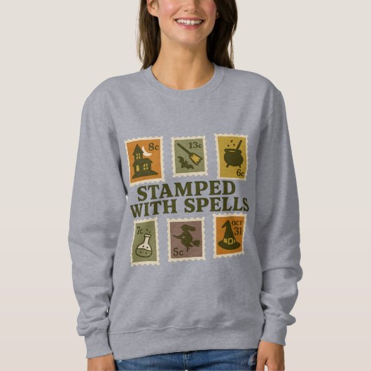 Gestempeld met spreuken Halloween Stamp Shirt (Voorkant)