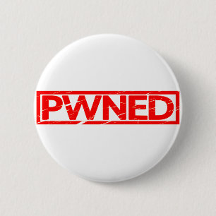 Gestempeld Pwned Ronde Button 5,7 Cm