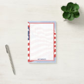 Gestempeld rooster Patriottische Amerikaanse vlag  Post-it® Notes (Kantoor)