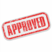 Gestempeld Sticker (Voorkant)