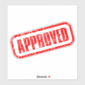 Gestempeld Sticker (Vel)