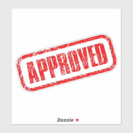 Gestempeld Sticker (Vel)