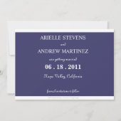 Gestempelde Save the Date Aankondiging (Achterkant)