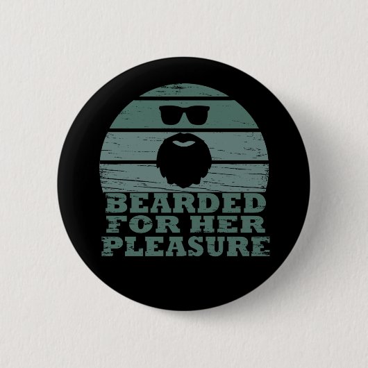 Gesteund voor haar plezier ronde button 5,7 cm (Voorkant)