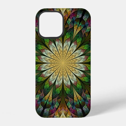 Gesteurde Bloem iPhone Hoesje (Achterkant)