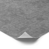 GEStextureerde24 GRAY GRAY CONCRETE TEXTURED ACHTE Poster (Hoek)