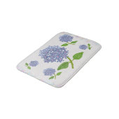 Gestickte Hortensie Badematte Badmat (Gekanteld)