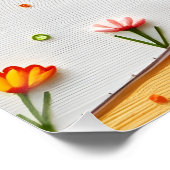 gestikt kosmisch avontuur perfect poster (Hoek)