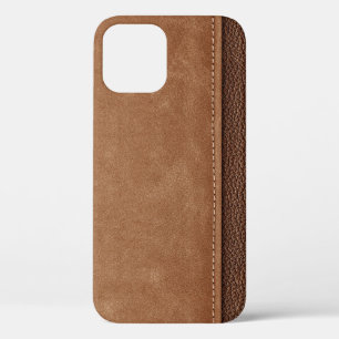 Gestikt leer: grijze, zwarte achtergrond. Case-Mate iPhone case