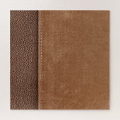 Gestikt leer: grijze, zwarte achtergrond. legpuzzel (Horizontaal)