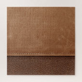 Gestikt leer: grijze, zwarte achtergrond. legpuzzel (Verticaal)