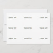 GESTIKT LETTERTYPE BEDANKKAART (Achterkant)