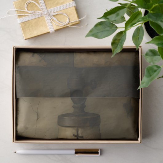 gestikte mannequin | Gotische naaivorm decoupage Tissuepapier (Geschenk)