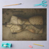 gestikte mannequin | Gotische naaivorm decoupage Tissuepapier (Craft)