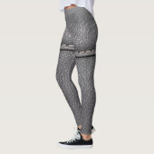 gestikte verfijning: zwart lederen luxe leggings (Links)