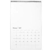 Gestilde Schaduwen: Abstracte Gezichten Kalender (Feb 2027)