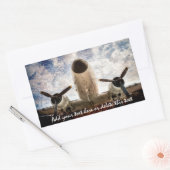 Gestileerd afbeelding van het Douglas DC-3 of C-47 Rechthoekige Sticker (Envelop)