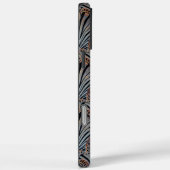 Gestileerd Art Deco-waaierontwerp Case-Mate iPhone Case (Achterkant / Rechts)