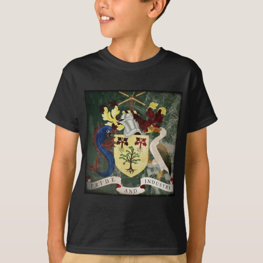 Gestileerd Barbados COA T-shirt (Voorkant)