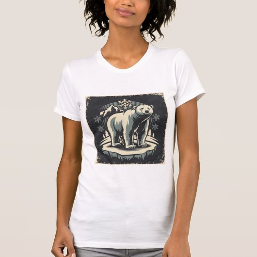 Gestileerd beren T-shirt (Voorkant)