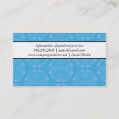 Gestileerd Bloempatroon III | Chic Visitekaartje (Achterkant)