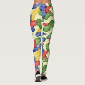 gestileerd Cartoon camouflagepatroon Leggings (Achterkant)