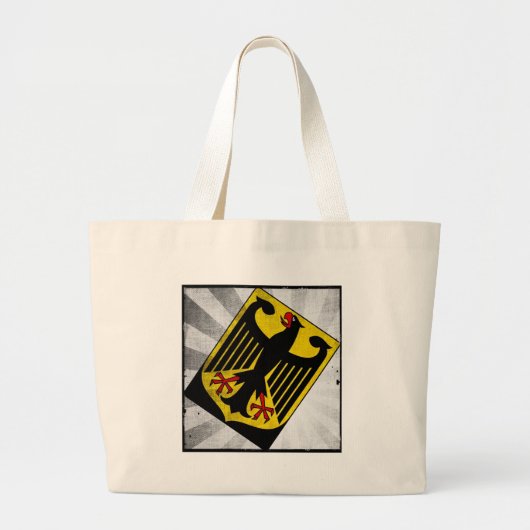 Gestileerd Duitsland COA Grote Tote Bag (Voorkant)