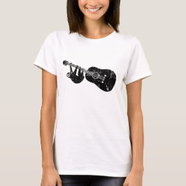 gestileerd gitaart-shirt t-shirt