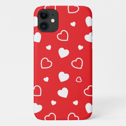 Gestileerd hartpatroon 4 Case-Mate iPhone case (Achterkant)