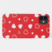 Gestileerd hartpatroon 4 Case-Mate iPhone case (Achterkant (horizontaal))