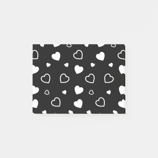 Gestileerd hartpatroon 5 post-it® notes (Voorkant)
