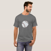 gestileerd honkbal t-shirt (Voorkant volledig)