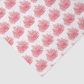 gestileerd lt rood Zee koraal #2 tissuepapier (Detail)