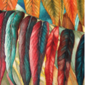 gestileerd modern op afbeelding van herfstbladkleu legpuzzel