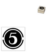 "Gestileerd nummer 5" stempel (Gestempeld)