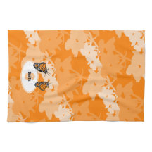 Gestileerd paar monarchvlinders naam oranje