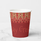  gestileerd patroon papieren bekers (Links)