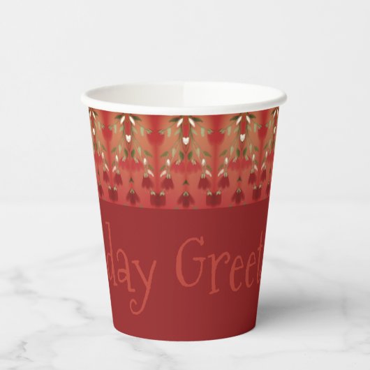  gestileerd patroon papieren bekers (Links)