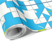 Gestileerd patroon van puzzelstukken cadeaupapier (Rol Hoek)