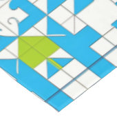 Gestileerd patroon van puzzelstukken tafelkleed (Gekanteld)