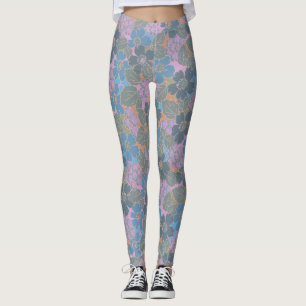 Gestileerd Retro Bloemmotief Leggings