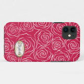 Gestileerd rozentuin motief | iPhone 5 Hoesje (Achterkant (horizontaal))