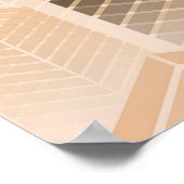 gestileerd stedelijk landschap naadloos patroon in poster (Hoek)